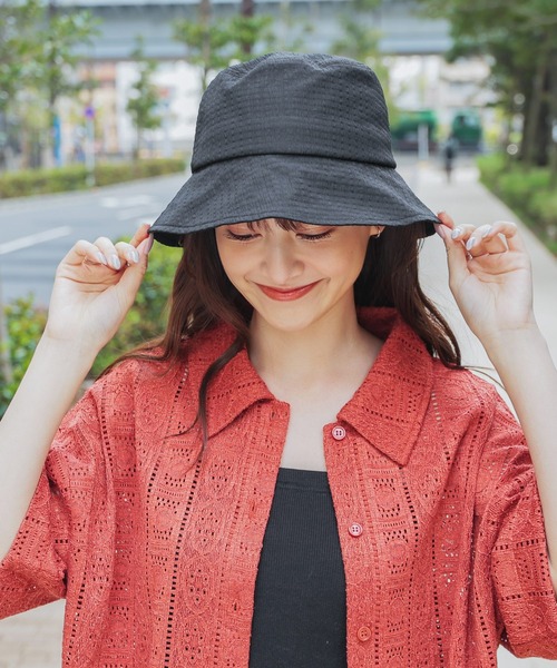 Honeys（ハニーズ）の「バケットハット（ハット・レディース・ベージュ系その他/ホワイト系その他/アイボリー/ブラック/ホワイト系その他2/ブラック系その他・FREE）」の13枚目の写真