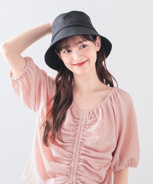 Honeys（ハニーズ）の「バケットハット（ハット・レディース・ベージュ系その他/ホワイト系その他/アイボリー/ブラック/ホワイト系その他2/ブラック系その他・FREE）」の21枚目の写真