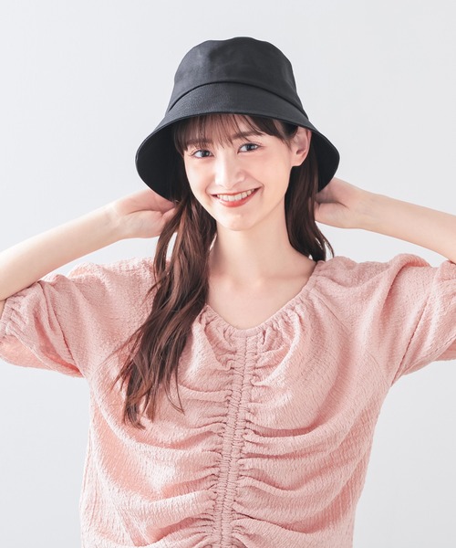 Honeys（ハニーズ）の「バケットハット（ハット・レディース・ベージュ系その他/ホワイト系その他/アイボリー/ブラック/ホワイト系その他2/ブラック系その他・FREE）」の22枚目の写真