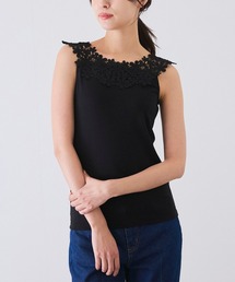 Jayro（ジャイロ）の「カット×フラワーレース前後2WAYタンクトップ（タンクトップ）」