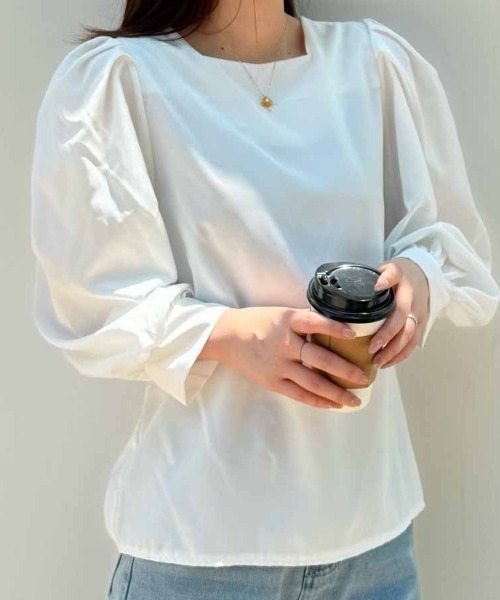 shoppinggo(ショッピングゴー)の「ブラウス レディース オフィスカジュアル(シャツ/ブラウス・レディース・ホワイト/ブルー・M/L)」の22枚目の写真