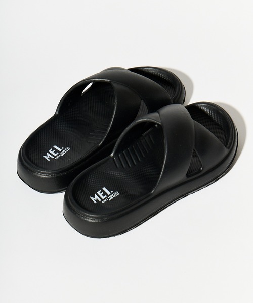 MEI（メイ）の「【 MEI / メイ 】 メンズ クロスベルトサンダル CROSS BELT SANDAL（サンダル・メンズ・ブラック・LARGE/MEDIUM/SMALL）」の7枚目の写真