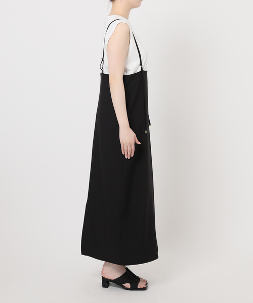 B.C STOCK(ベーセーストック)の「【WEB限定】《2点セット》ウォッシャブル / Iラインキャミワンピース(ワンピース・レディース・ブラック・FREE)」の21枚目の写真