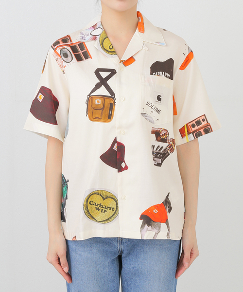 ★人気★carhartt★JACOB ROCHESTER SHIRT Carhartt Jacob Shirt Jacob Rochester Print Wax I034574