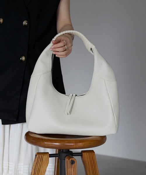 GUSCIO(グッシオ)の「【グッシオベーシック】ワンショルダートートバッグ(トートバッグ・レディース・ダークグレー/ブラック/グレイッシュベージュ/アイボリー・FREE)」の18枚目の写真