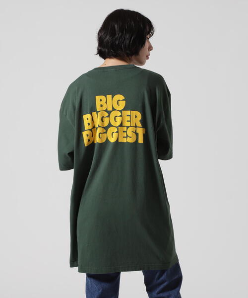 FUNG（ファング）の「FUNG/ファング　BASIC TEE THINK BIGGER　Tシャツ（Tシャツ/カットソー・レディース・モスグリーン・L/M/S/XS）」の12枚目の写真