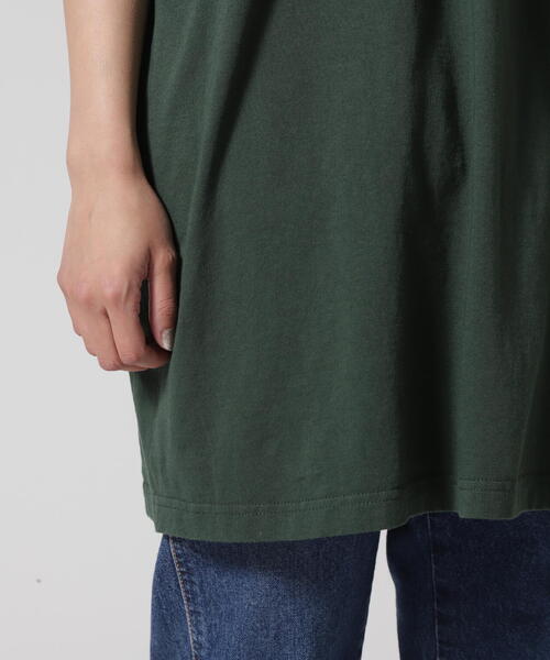 FUNG（ファング）の「FUNG/ファング　BASIC TEE THINK BIGGER　Tシャツ（Tシャツ/カットソー・レディース・モスグリーン・L/M/S/XS）」の15枚目の写真