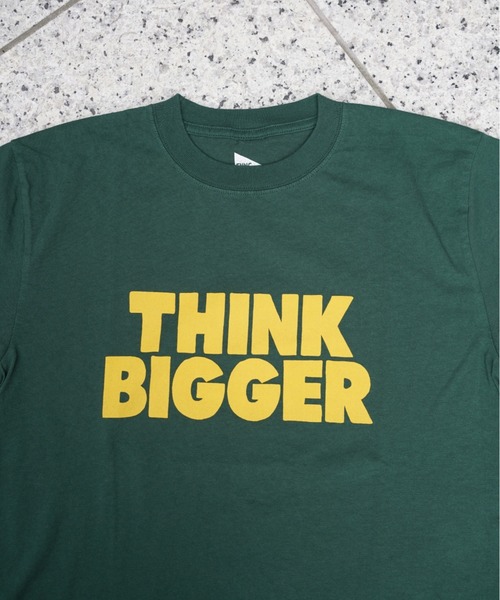FUNG（ファング）の「FUNG/ファング　BASIC TEE THINK BIGGER　Tシャツ（Tシャツ/カットソー・レディース・モスグリーン・L/M/S/XS）」の4枚目の写真