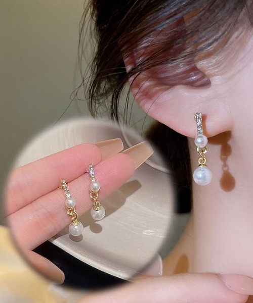 セール】パールピアス 揺れる（ピアス（両耳用））｜shoppinggo