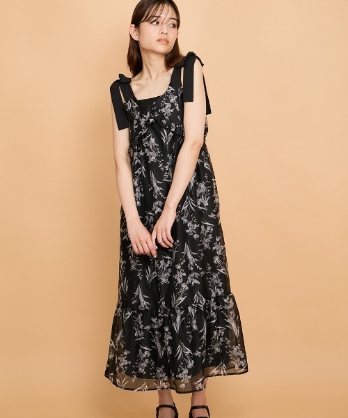 MALBON ♥ [WOMAN] Crossback woven one-piece /追跡付 Sara Mallika - サラマリカ ソリッドアンドパターンギャザー