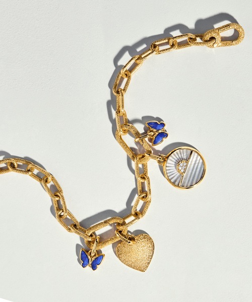 ブルー バタフライ ミニダングル チャーム（チャーム）｜Pandora