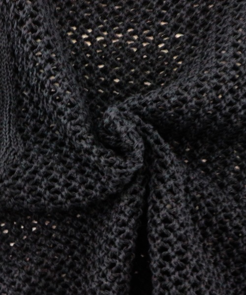 JilLA(ジルア)の「Short Mesh Knit / ショート丈メッシュニット(Tシャツ/カットソー・レディース・ホワイト/ブラック・FREE)」の11枚目の写真