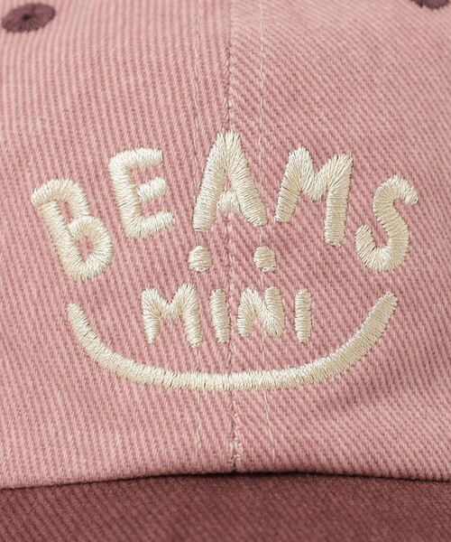 BEAMS mini（ビームスミニ）の「スマイル ツイル キャップ 2025FW（キャップ・キッズ・ナチュラル/オリーブ/ピンク・ONE SIZE）」の19枚目の写真