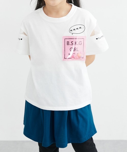 セール】PVC使い半袖Tシャツ（Tシャツ/カットソー）｜QUNTSTYLE