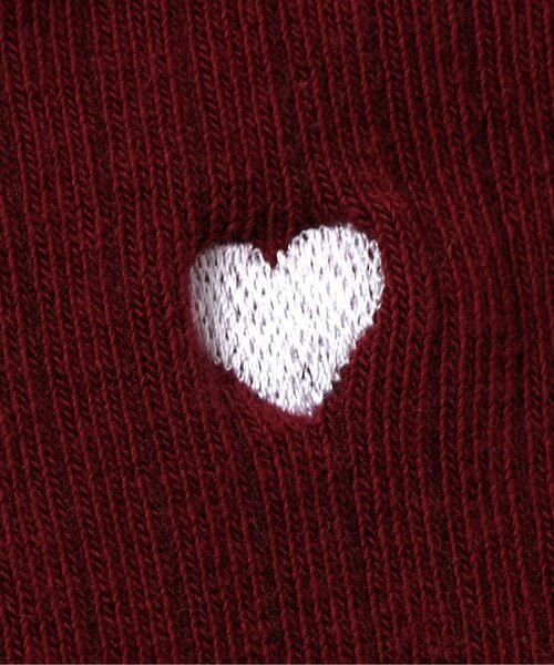 apres les cours（アプレレクール）の「ワンポイントハイソックス（ソックス/靴下・キッズ・アイボリー/ラベンダー/ネイビー/レッド・12/15 /18/21）」の5枚目の写真