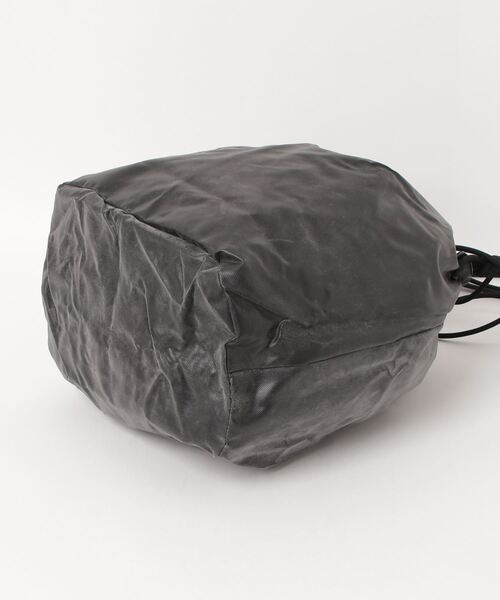 MILITARY（ミリタリー）の「THRIFTY LOOK　スリフティルック / RUBBER EFFECT BAG M（ハンドバッグ・メンズ・ブラック/オリーブ・FREE）」の4枚目の写真