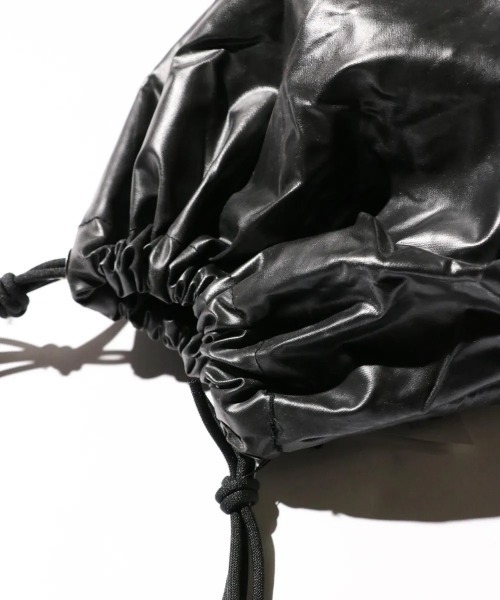 MILITARY（ミリタリー）の「THRIFTY LOOK　スリフティルック / RUBBER EFFECT BAG M（ハンドバッグ・メンズ・ブラック/オリーブ・FREE）」の13枚目の写真