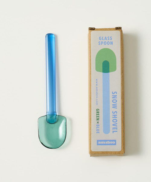 amabro（アマブロ）の「【amabro/アマブロ】 SNOW SHOVEL 耐熱ガラス ティースプーン シャベル型（カトラリー・レディース・ブルー系その他/グリーン系その他/ピンク系その他/ブラウン系その他・フリー）」の12枚目の写真