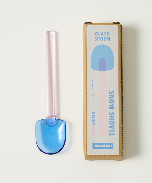 amabro（アマブロ）の「【amabro/アマブロ】 SNOW SHOVEL 耐熱ガラス ティースプーン シャベル型（カトラリー・レディース・ブルー系その他/グリーン系その他/ピンク系その他/ブラウン系その他・フリー）」の13枚目の写真