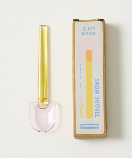 amabro（アマブロ）の「【amabro/アマブロ】 SNOW SHOVEL 耐熱ガラス ティースプーン シャベル型（カトラリー・レディース・ブルー系その他/グリーン系その他/ピンク系その他/ブラウン系その他・フリー）」の14枚目の写真