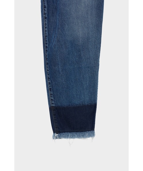 CINOH（チノ）の「WAIST WRAP DENIM（デニムパンツ・レディース・ライトグレー・24/25）」の4枚目の写真