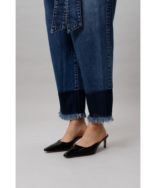 CINOH（チノ）の「WAIST WRAP DENIM（デニムパンツ・レディース・ライトグレー・24/25）」の12枚目の写真