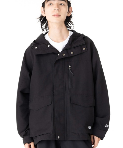 ニューエラ マウンテンパーカー ボックスロゴ コットン（マウンテン