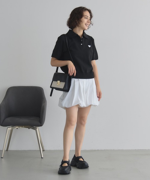 &. NOSTALGIA(アンドドットノスタルジア)の「【ZOZO限定】ナイロンタフタバルーンショートパンツ(その他パンツ・レディース・ホワイト/チャコールグレー/ブラック・M)」の10枚目の写真