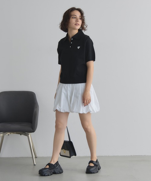 &. NOSTALGIA(アンドドットノスタルジア)の「【ZOZO限定】ナイロンタフタバルーンショートパンツ(その他パンツ・レディース・ホワイト/チャコールグレー/ブラック・M)」の12枚目の写真