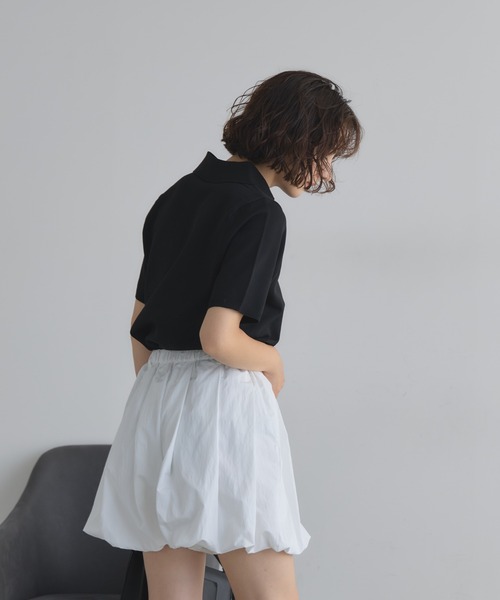 &. NOSTALGIA(アンドドットノスタルジア)の「【ZOZO限定】ナイロンタフタバルーンショートパンツ(その他パンツ・レディース・ホワイト/チャコールグレー/ブラック・M)」の17枚目の写真