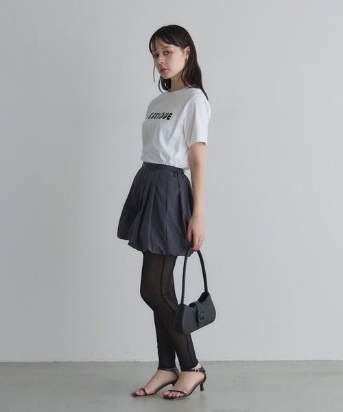 &. NOSTALGIA(アンドドットノスタルジア)の「【ZOZO限定】ナイロンタフタバルーンショートパンツ(その他パンツ・レディース・ホワイト/チャコールグレー/ブラック・M)」の19枚目の写真