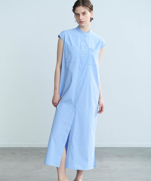 セール】ソフトタイプライターシャツワンピース【COOL MOTION