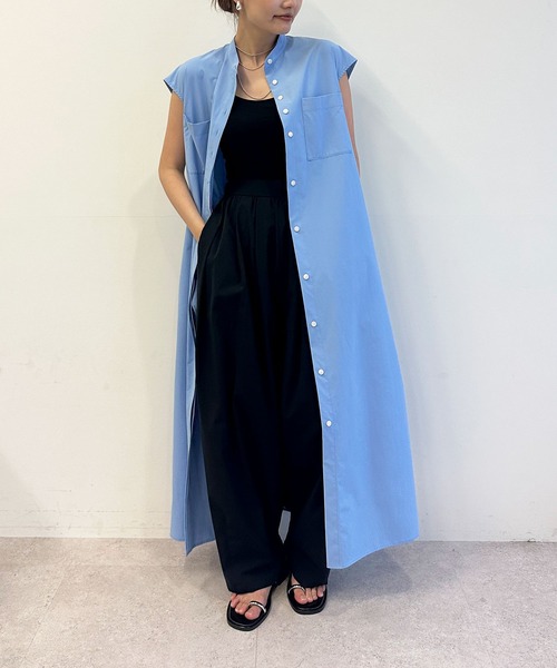 セール】ソフトタイプライターシャツワンピース【COOL MOTION