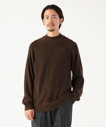 12ゲージ 片畦 モックネック ニット