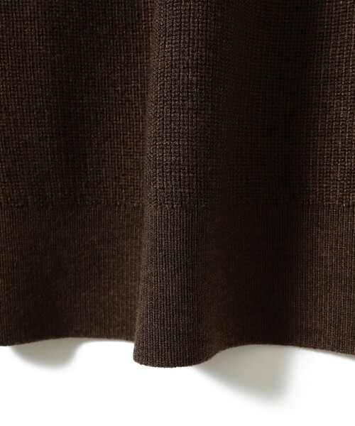 B:MING by BEAMS（ビーミングバイビームス）の「12ゲージ 片畦 モックネック ニット（ニット/セーター・メンズ・グレー/ブラック/ブラウン・SMALL/MEDIUM/LARGE）」の15枚目の写真