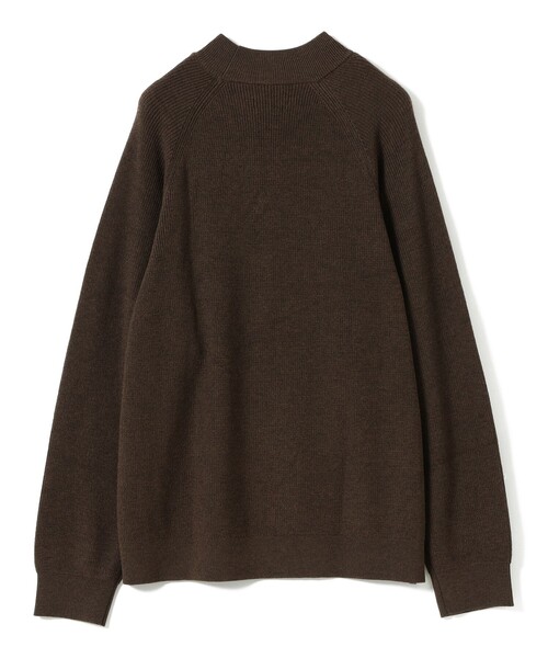 B:MING by BEAMS（ビーミングバイビームス）の「12ゲージ 片畦 モックネック ニット（ニット/セーター・メンズ・グレー/ブラック/ブラウン・SMALL/MEDIUM/LARGE）」の9枚目の写真