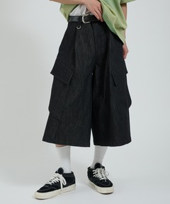 AKIKOAOKI/アキコアオキ】フロントジップボンテージデニム