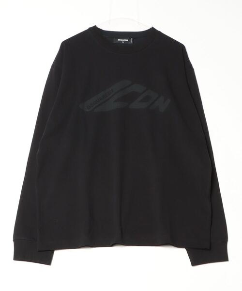 DSQUARED2(ディースクエアード)の「Icon Loose Fit Tee Dyed/0252(Tシャツ/カットソー・メンズ・ブラック/ブラウン・M/S/XL/L)」の1枚目の写真