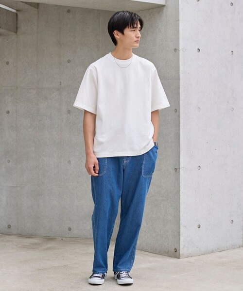 coen(コーエン)の「クリーンプラスTシャツ【抗菌防臭・防汚(食品汚れ)・UVカット】(Tシャツ/カットソー・メンズ・ホワイト/ライトグレー/ブラック/パープル/ダークグレー・S/M/L/XL)」の7枚目の写真