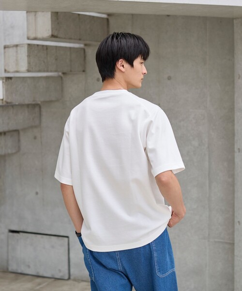 coen(コーエン)の「クリーンプラスTシャツ【抗菌防臭・防汚(食品汚れ)・UVカット】(Tシャツ/カットソー・メンズ・ホワイト/ライトグレー/ブラック/パープル/ダークグレー・S/M/L/XL)」の8枚目の写真