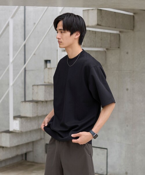 coen(コーエン)の「クリーンプラスTシャツ【抗菌防臭・防汚(食品汚れ)・UVカット】(Tシャツ/カットソー・メンズ・ホワイト/ライトグレー/ブラック/パープル/ダークグレー・S/M/L/XL)」の12枚目の写真