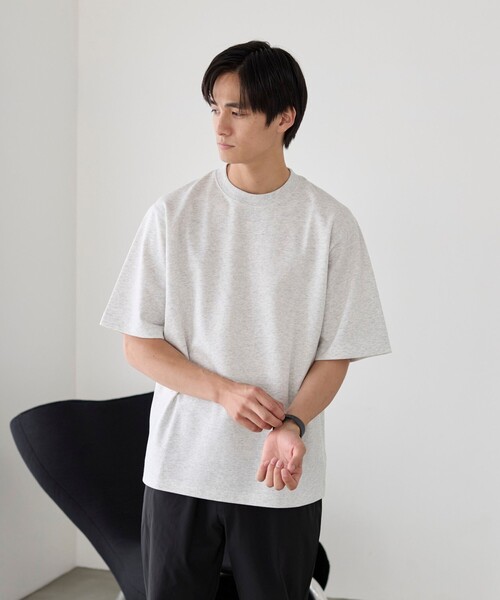 coen(コーエン)の「クリーンプラスTシャツ【抗菌防臭・防汚(食品汚れ)・UVカット】(Tシャツ/カットソー・メンズ・ホワイト/ライトグレー/ブラック/パープル/ダークグレー・S/M/L/XL)」の16枚目の写真