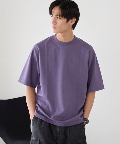 coen(コーエン)の「クリーンプラスTシャツ【抗菌防臭・防汚(食品汚れ)・UVカット】(Tシャツ/カットソー・メンズ・ホワイト/ライトグレー/ブラック/パープル/ダークグレー・S/M/L/XL)」の22枚目の写真