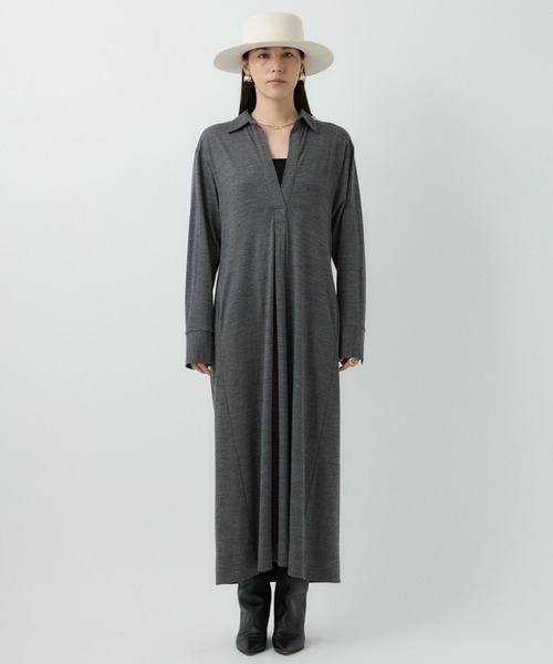 Chaos（カオス）の「Chaos(カオス)/レダリーワンピース（ワンピース・レディース・チャコール/ブラック/ネイビー・FREE）」の9枚目の写真