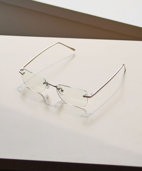 ROSE BUD(ローズバッド)の「ROSE BUD RIMLESS GLASSES(メガネ・レディース・シルバー・ONE SIZE)」の1枚目の写真