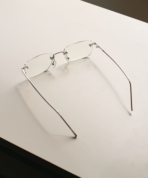 ROSE BUD(ローズバッド)の「ROSE BUD RIMLESS GLASSES(メガネ・レディース・シルバー・ONE SIZE)」の6枚目の写真
