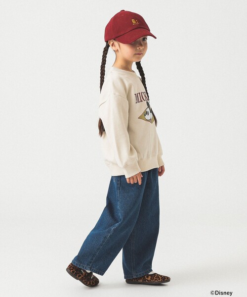 B:MING by BEAMS（ビーミングバイビームス）の「【Disney】MICKEY MOUSE / フロントプリント スウェット /  2025FW（90～140cm）（スウェット・キッズ・チャコールグレー/ホワイト系その他5・90/100/110/120/130/140）」の7枚目の写真