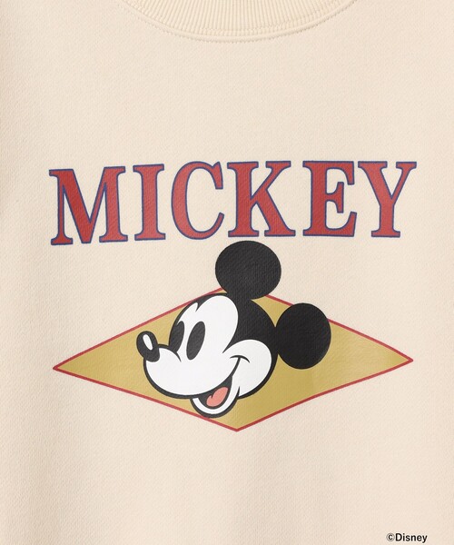 B:MING by BEAMS（ビーミングバイビームス）の「【Disney】MICKEY MOUSE / フロントプリント スウェット /  2025FW（90～140cm）（スウェット・キッズ・チャコールグレー/ホワイト系その他5・90/100/110/120/130/140）」の22枚目の写真