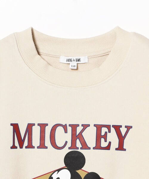 セール】【Disney】MICKEY MOUSE / フロントプリント スウェット
