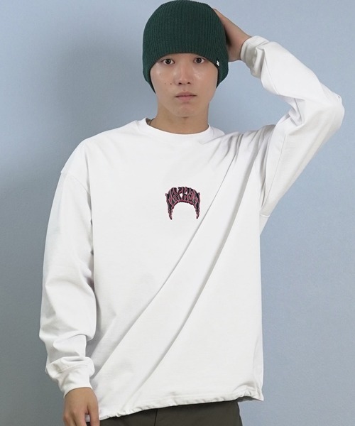 lost(ロスト)の「ムラサキスポーツ限定【...lost/ロスト】PISCES LOGO LS TEE 機能素材 AIR DRY ロンT L25F-2207(Tシャツ/カットソー・メンズ・グレー/ホワイト/ブラック・XL/L/M)」の5枚目の写真